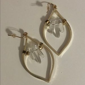 Crystal Lucky Brand earrings